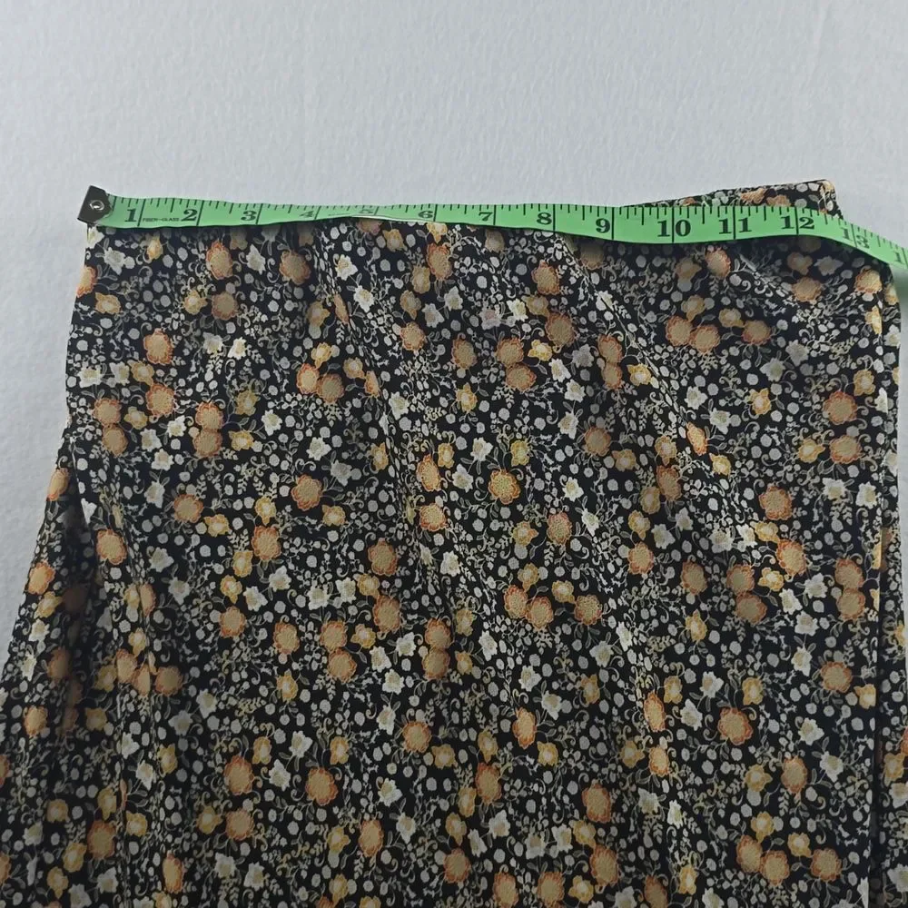 Nili Lotan x Target Floral Skirt Maxi Side Slit Women's Small‎